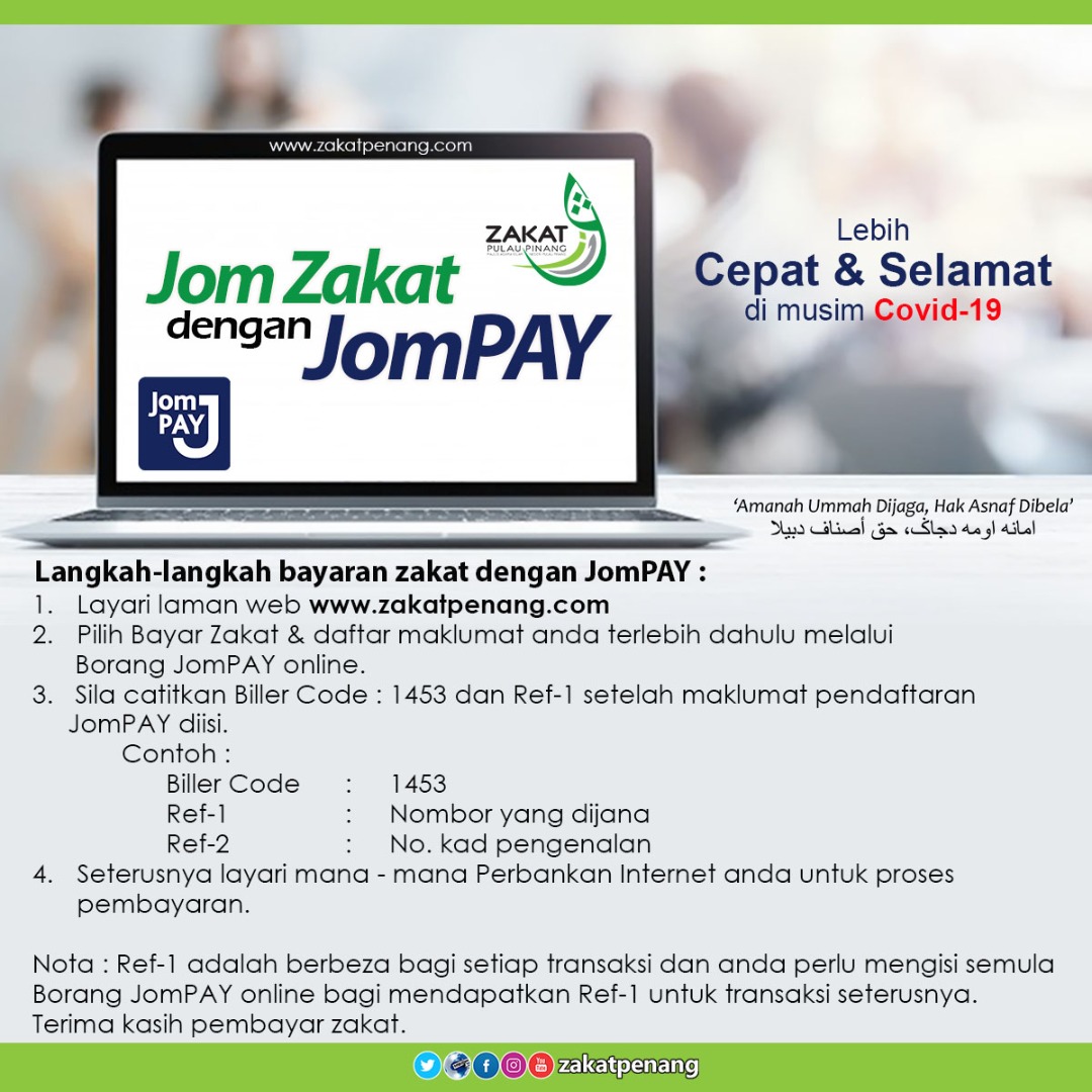 Fitrah online 2021 zakat Cara Membayar