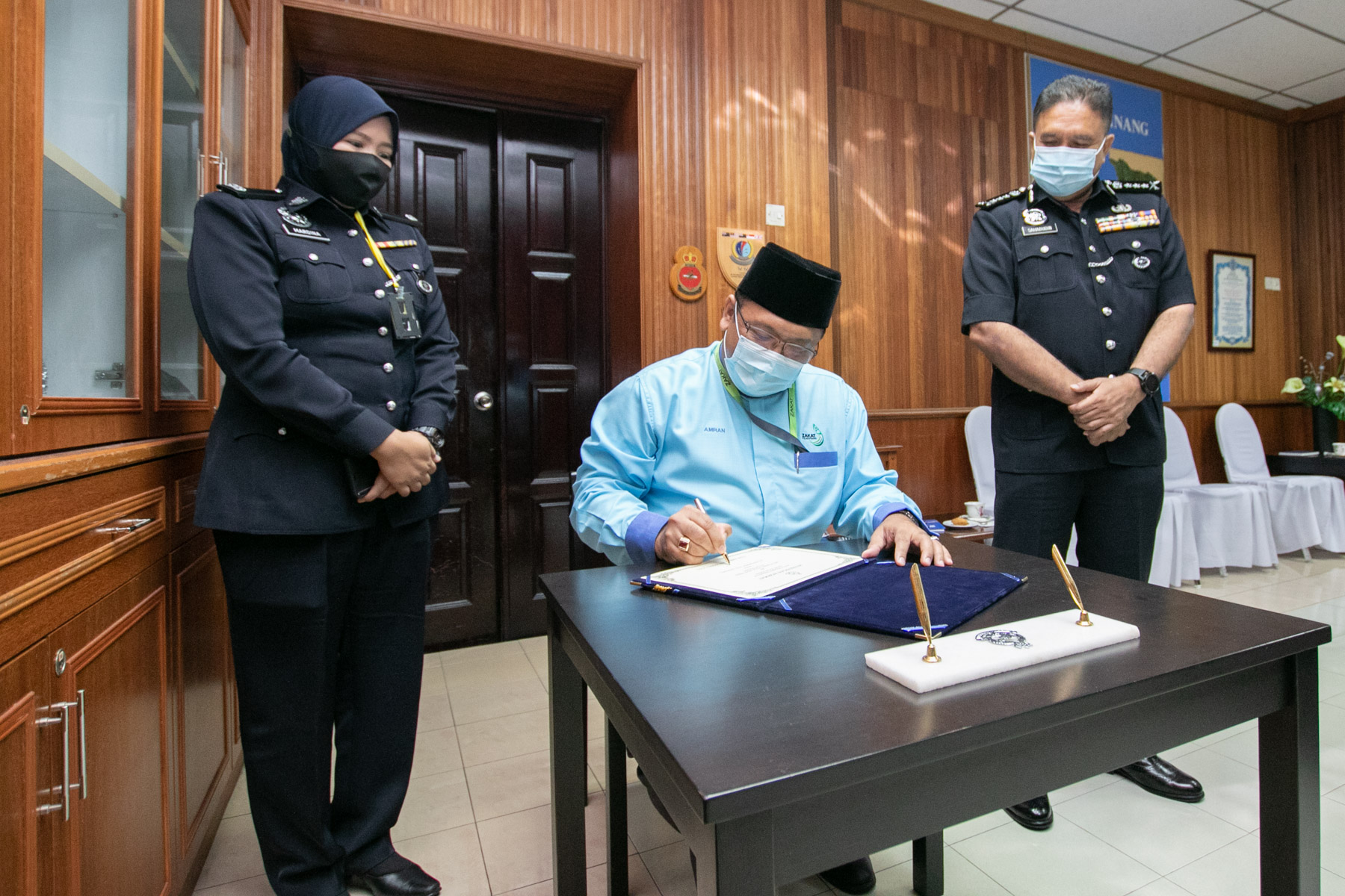 6 NOVEMBER 2020 : KUNJUNGAN HORMAT ZPP KE IBU PEJABAT ...