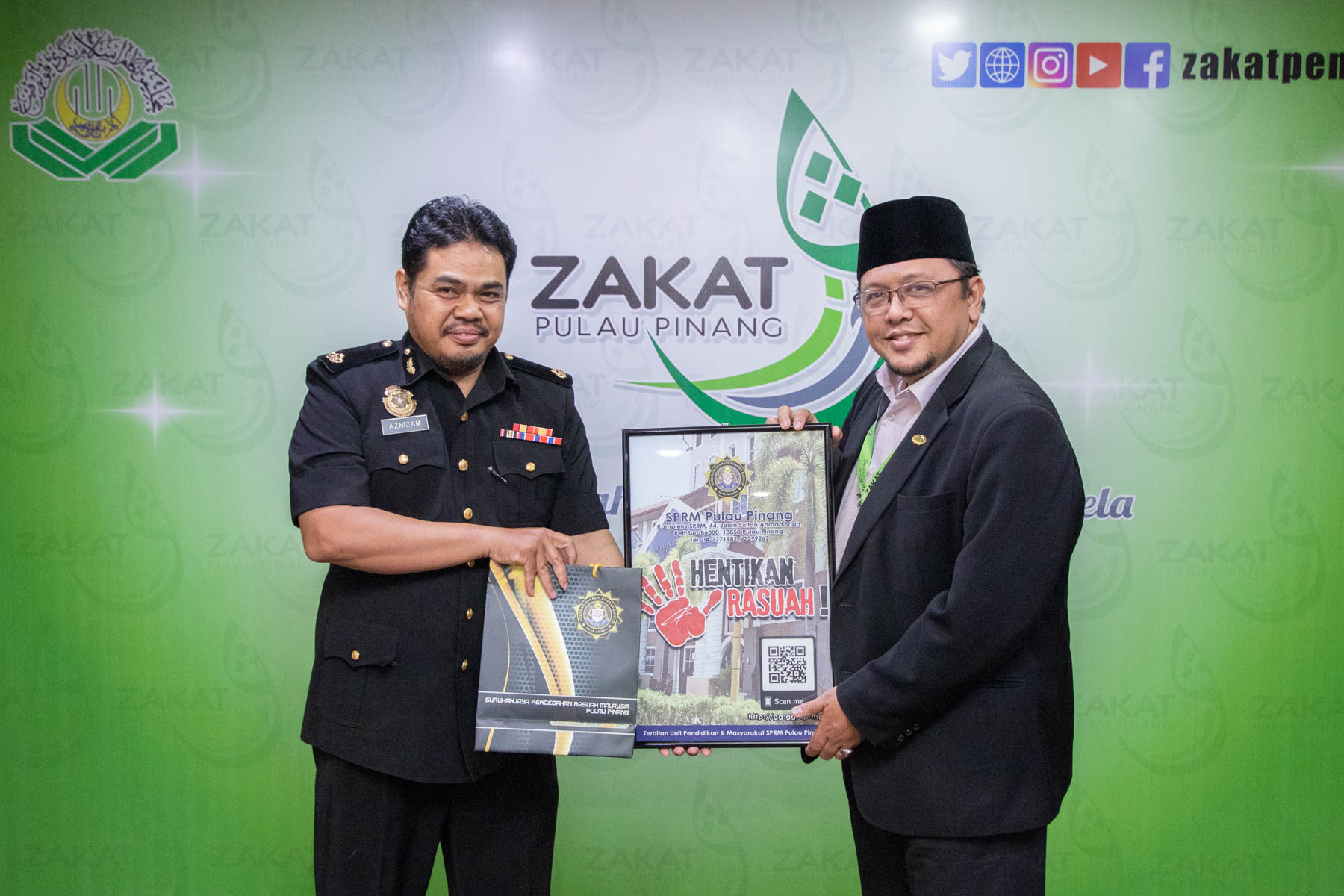 1 OKTOBER 2020 : LAWATAN KERJA SURUHANJAYA PENCEGAHAN RASUAH 